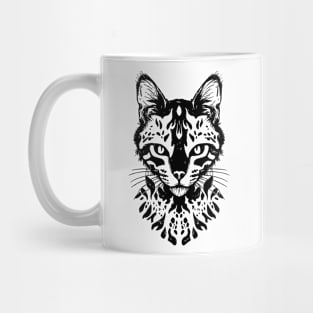 Cute Cat Illusion Design, Funny Cat Lover Gift Idea Mug